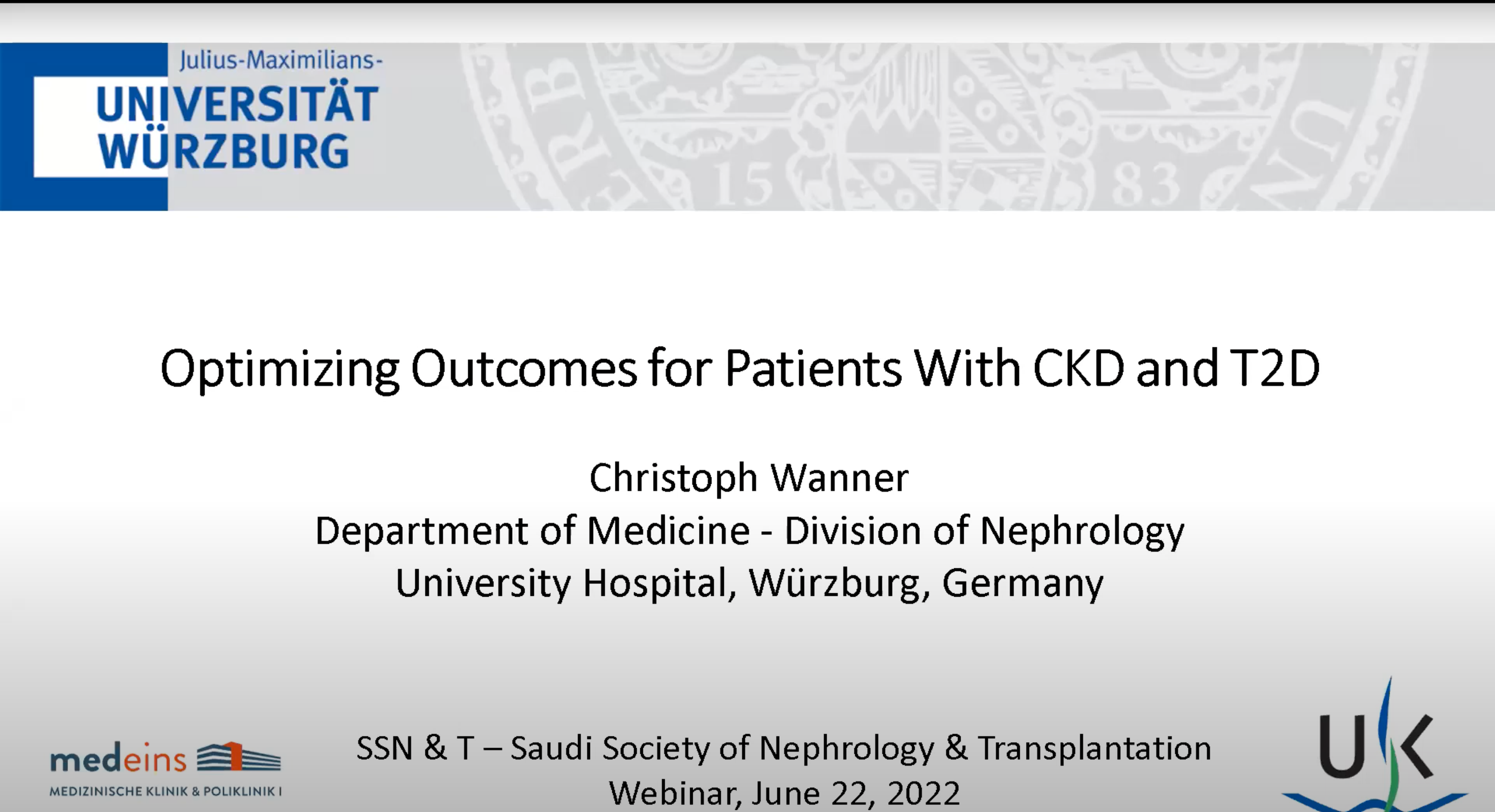 Optimizing Outcomes for Patients With CKD & type 2 Diabetes